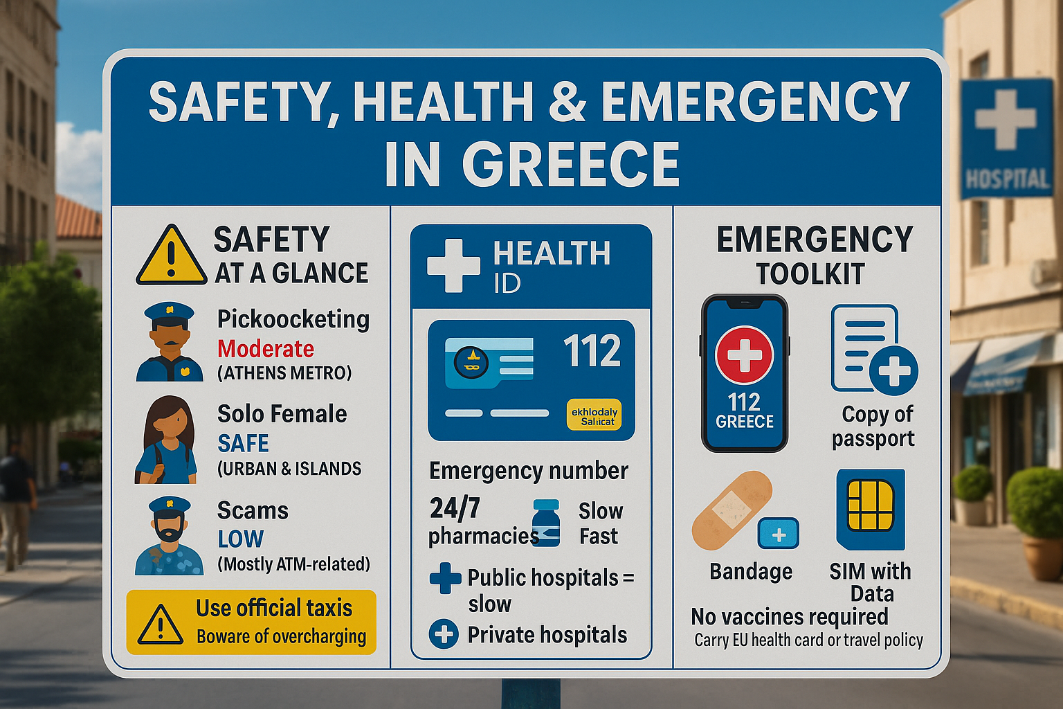 Greece Safety Health Travel Guide